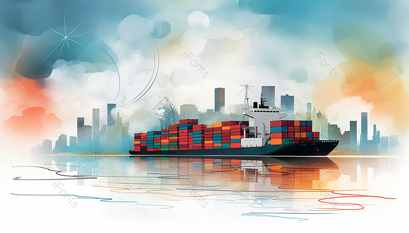 贸易货轮插画,插画/手绘图,插画/手绘图库,插画/手绘图下载,插画/手绘